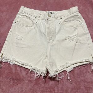 Free people denim shorts